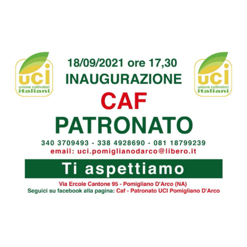 Inaugurato il nuovo Caf – Patronato UCI a Pomigliano D’Arco